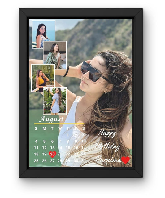 Wooden Photo Frame with Customized Image for Wall Decoration